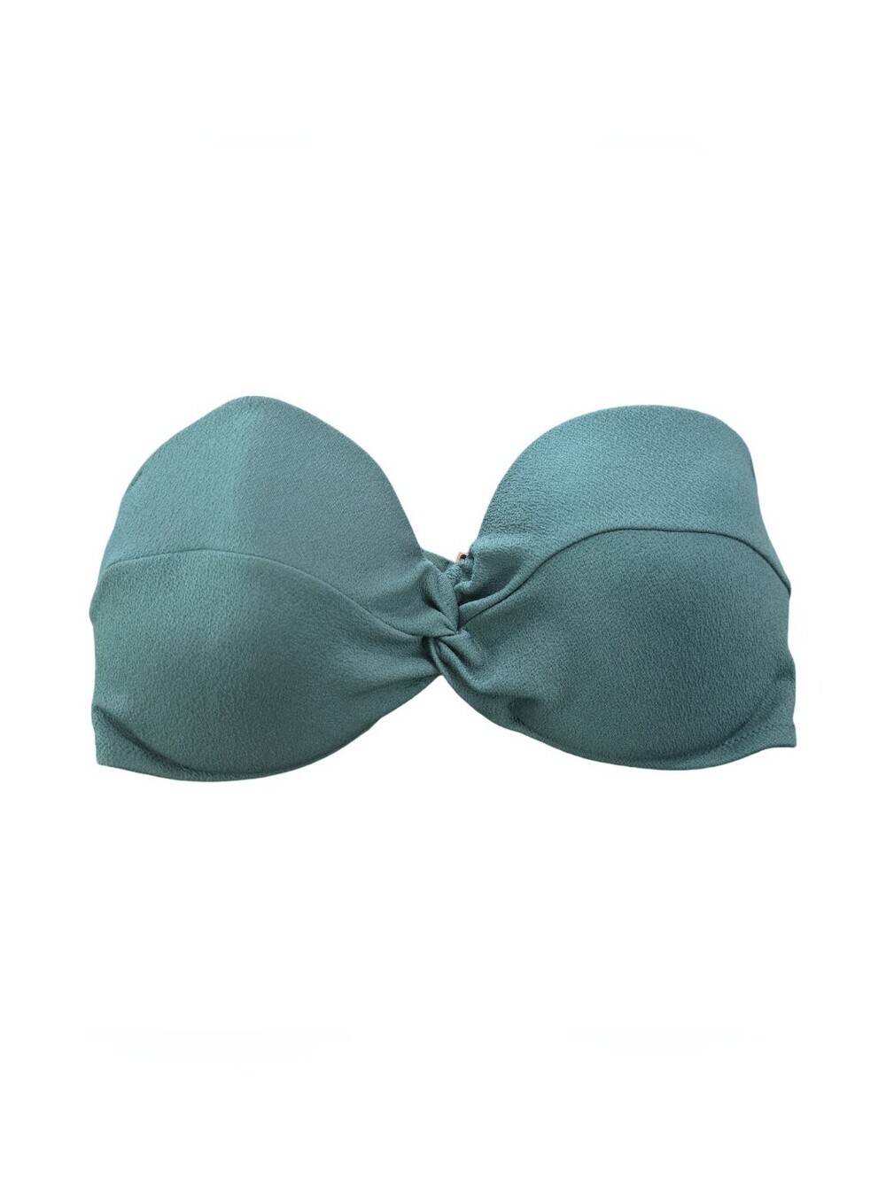 Shade & Shore Swim Twist Strapless Bandeau Bikini Top Beach Pool Vacation 36D